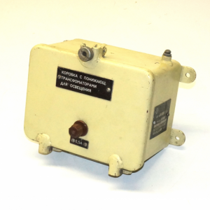 Коробка с трансформаторами 220/12В (2х40Вт)
